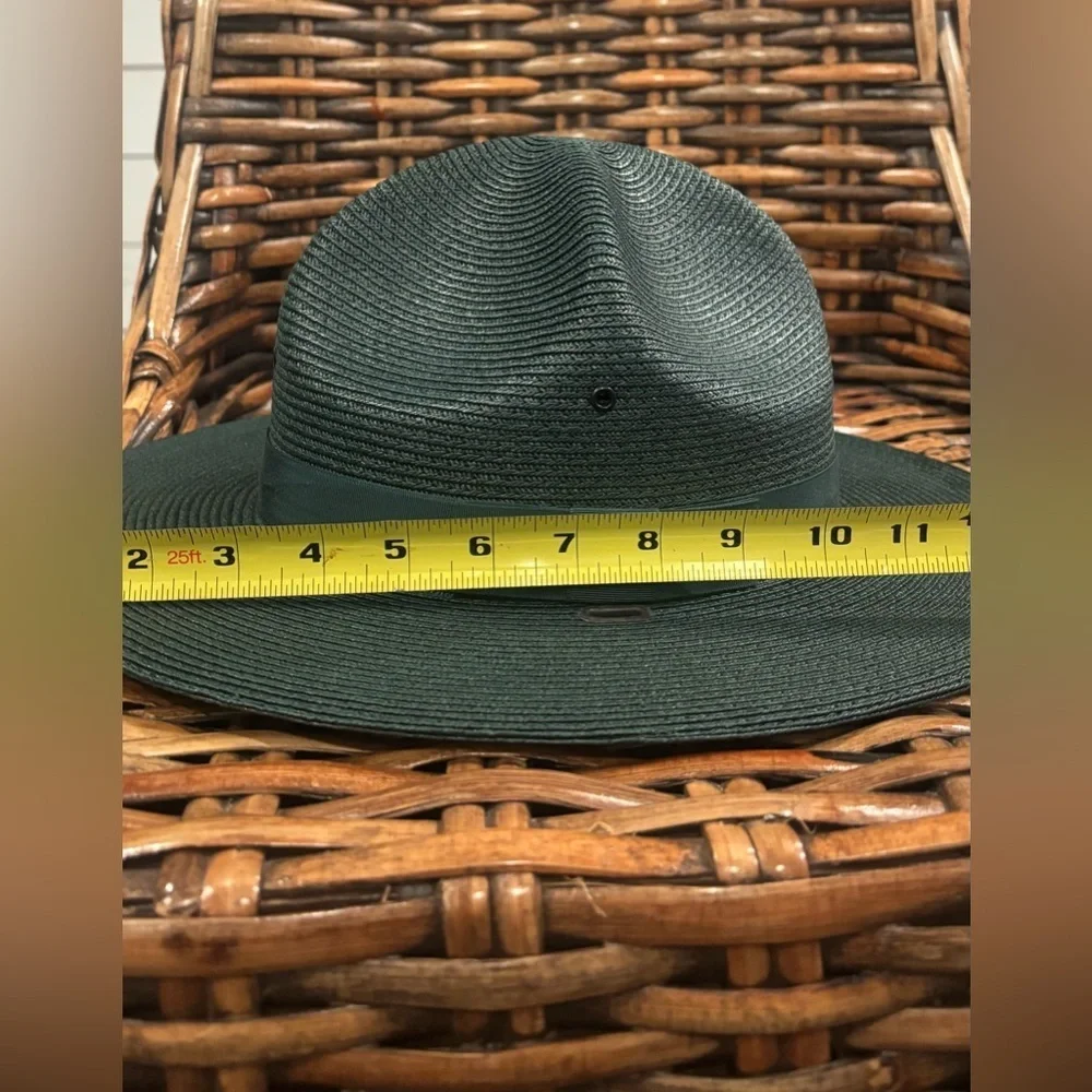 The Lawman Genuine Milan Mens Straw Western Fedora Style Hat Green